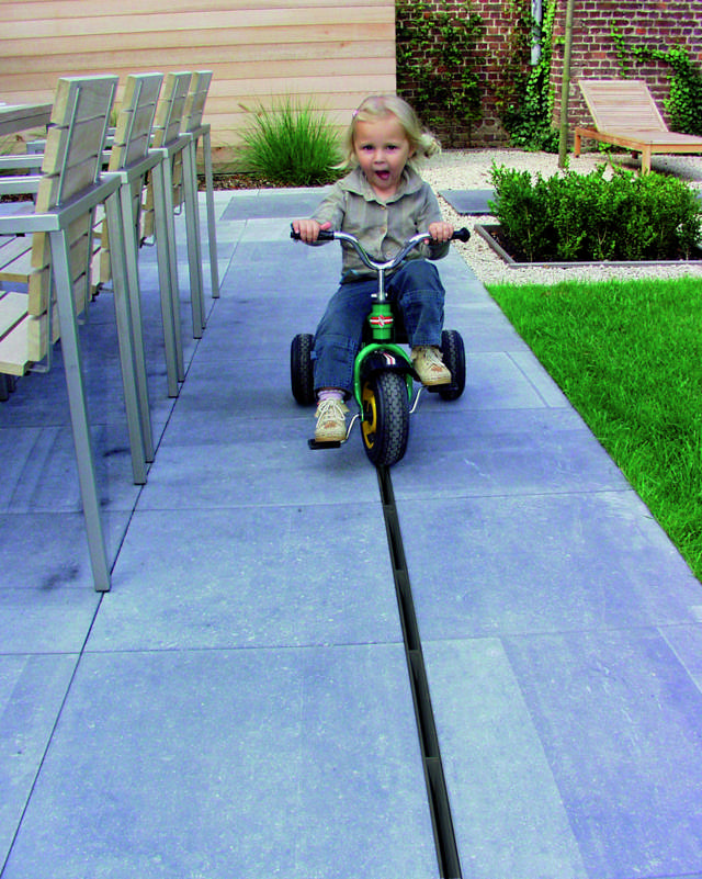 HexaLine topdræn sort 0,5m