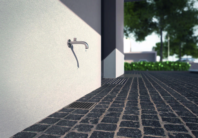 Vandhanebrønd m/galv.maskerist