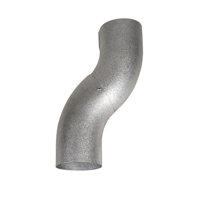 AluZink nedførsel 90 mm