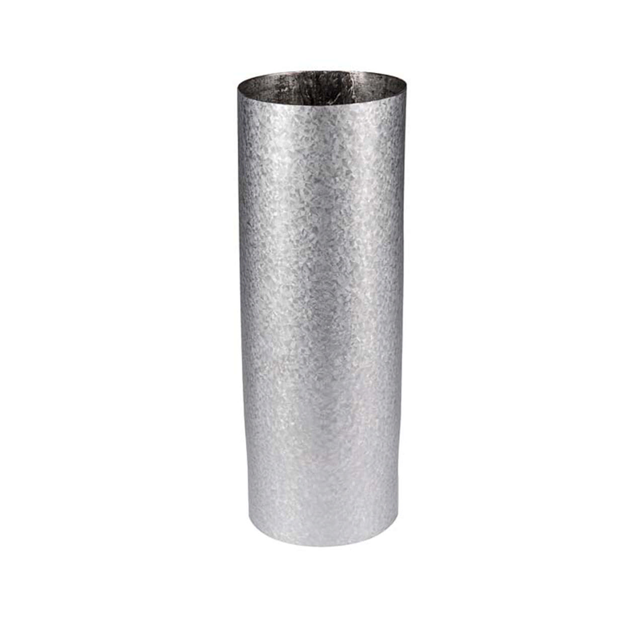 AluZink lige nedførsel 75 mm