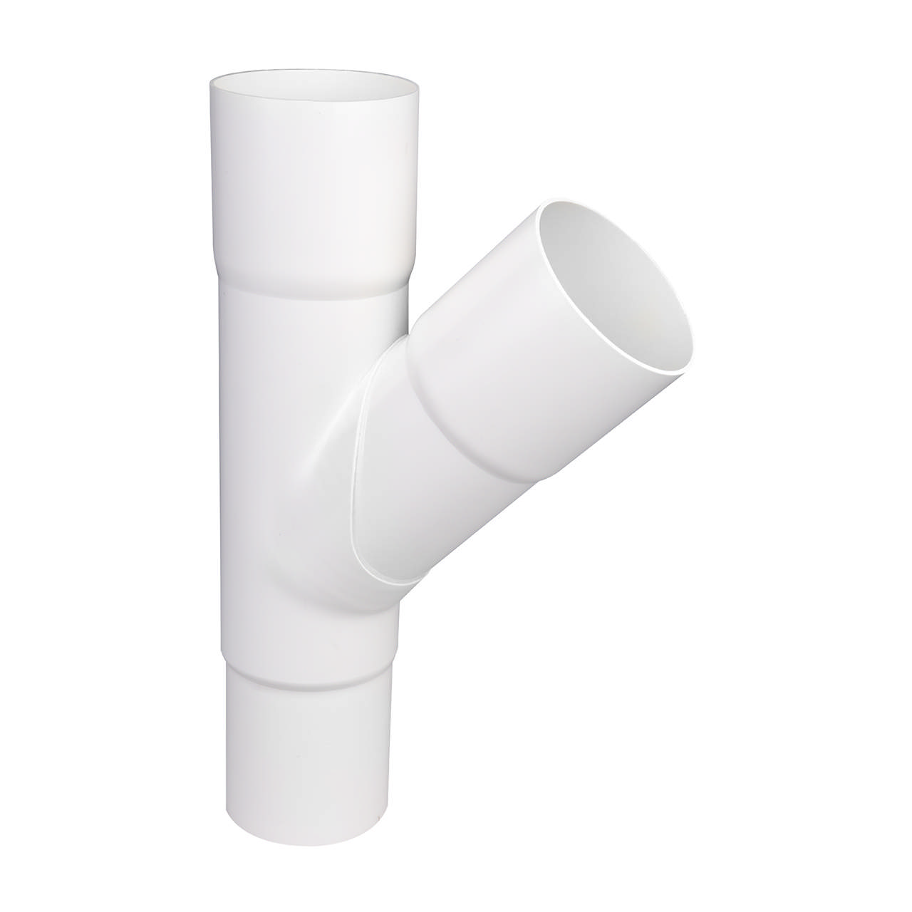 Grenrør PVC 110/110 60° hvid