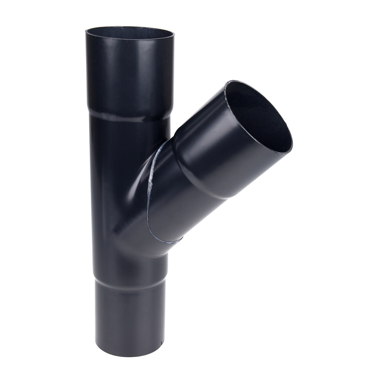 Grenrør PVC 90/90 60° sort
