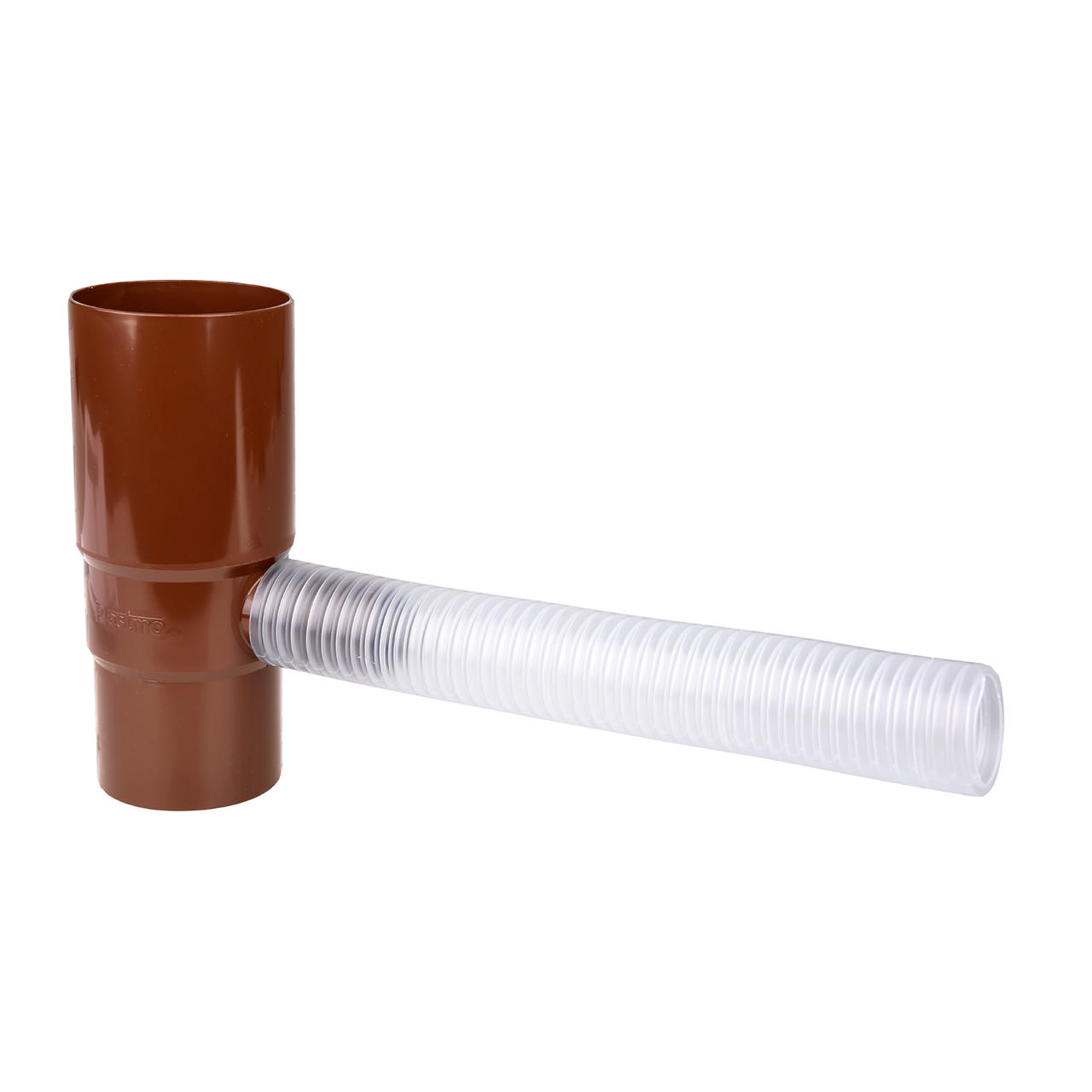Vandudtag PVC 75 mm m/flex brun