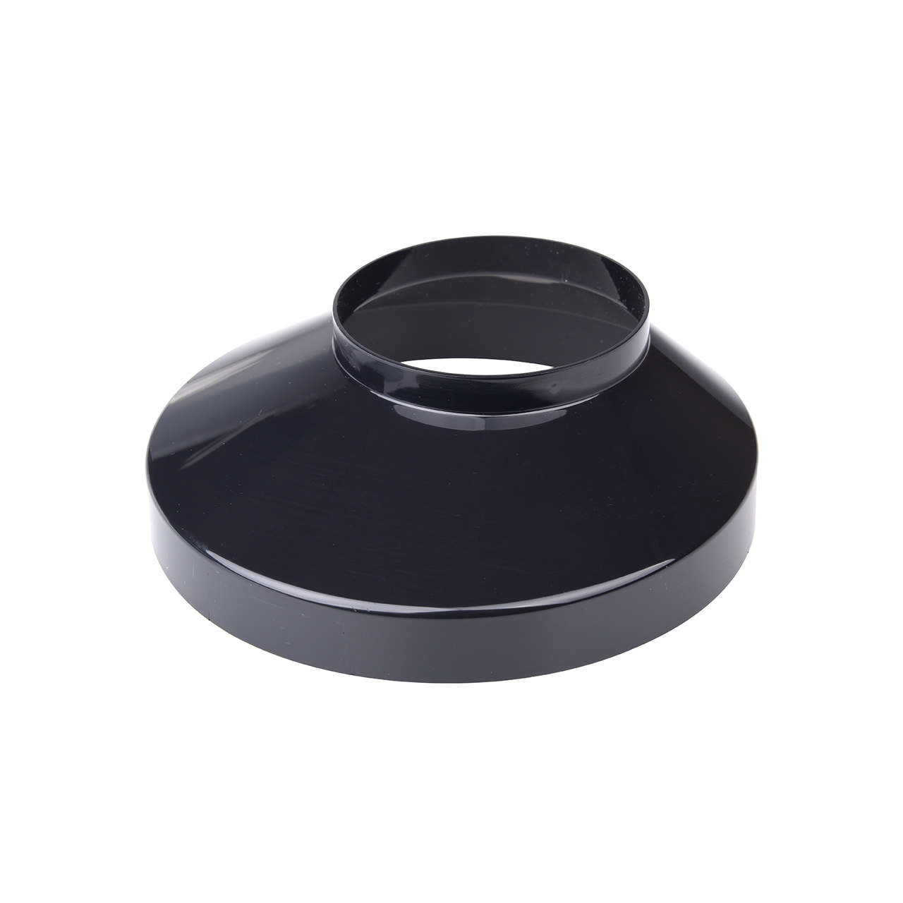 Brøndkrave PVC 90 mm sort 130 mm