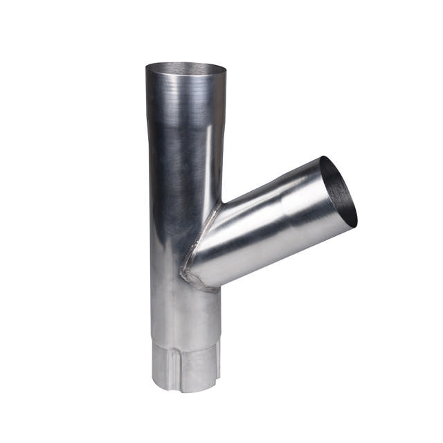 Zink grenrør 90 mm 60°