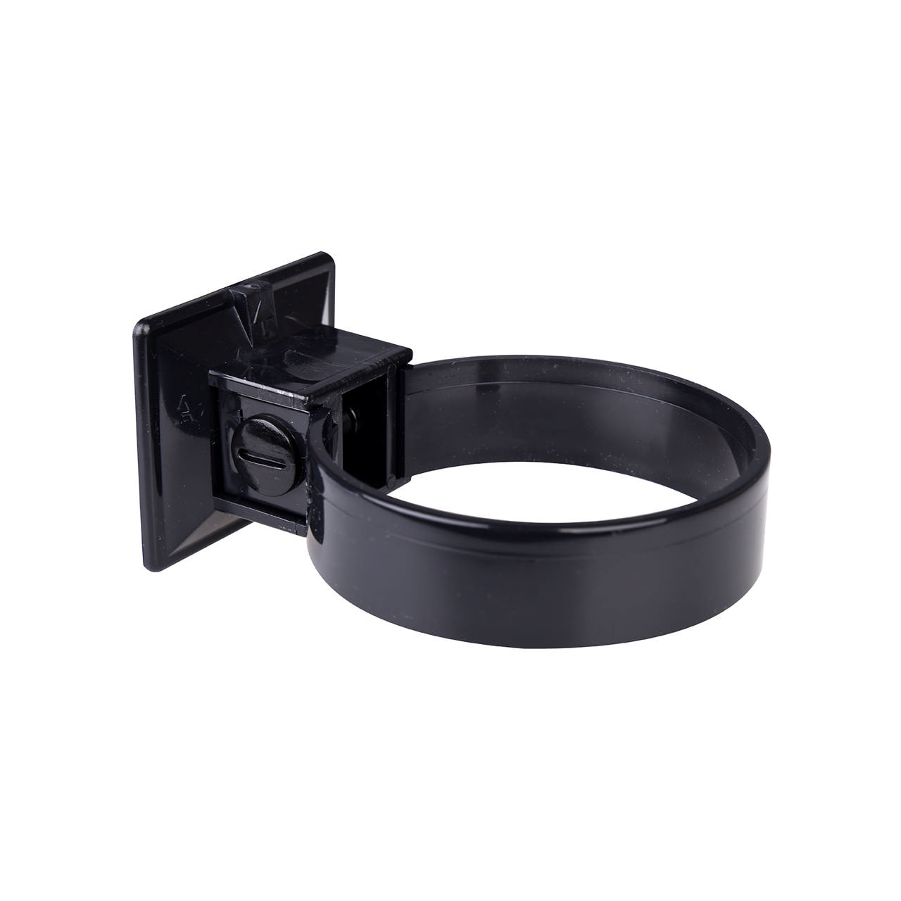 Plastrørholder 90 mm sort