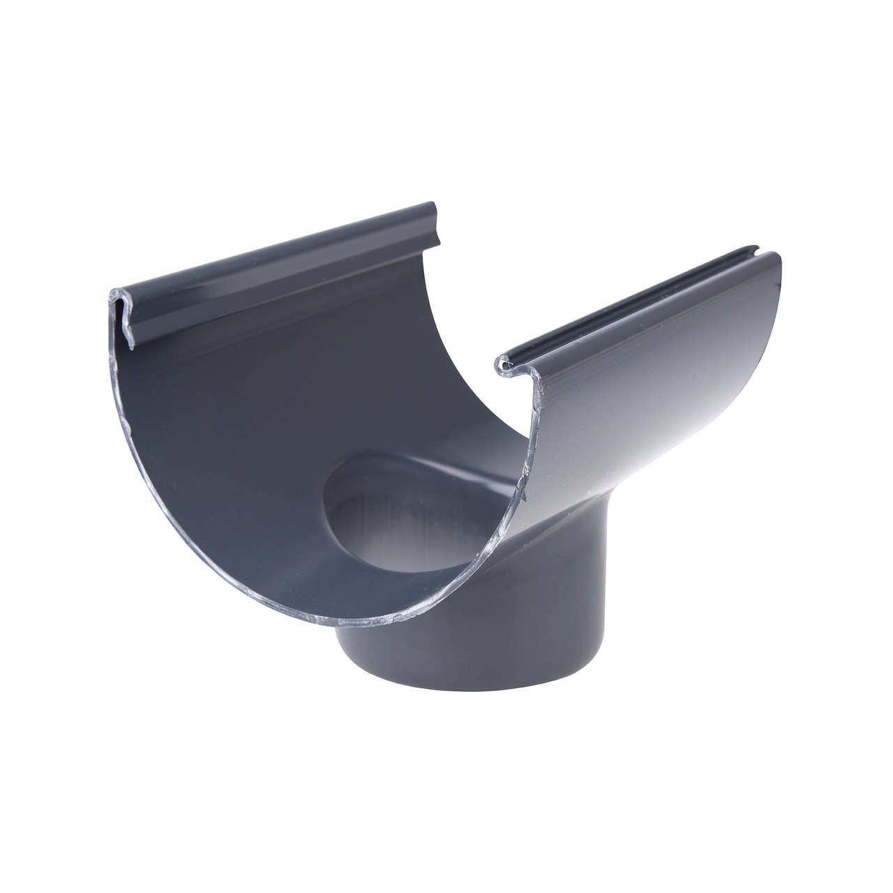 Tudstykke PVC 10/75 grafit