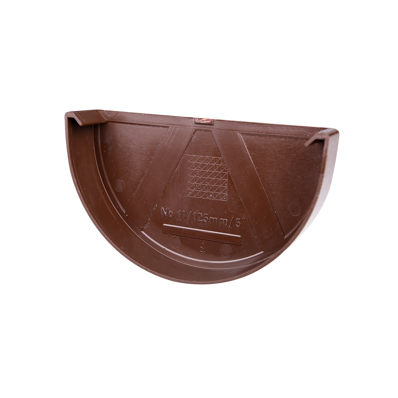 Endebund PVC nr. 12 brun