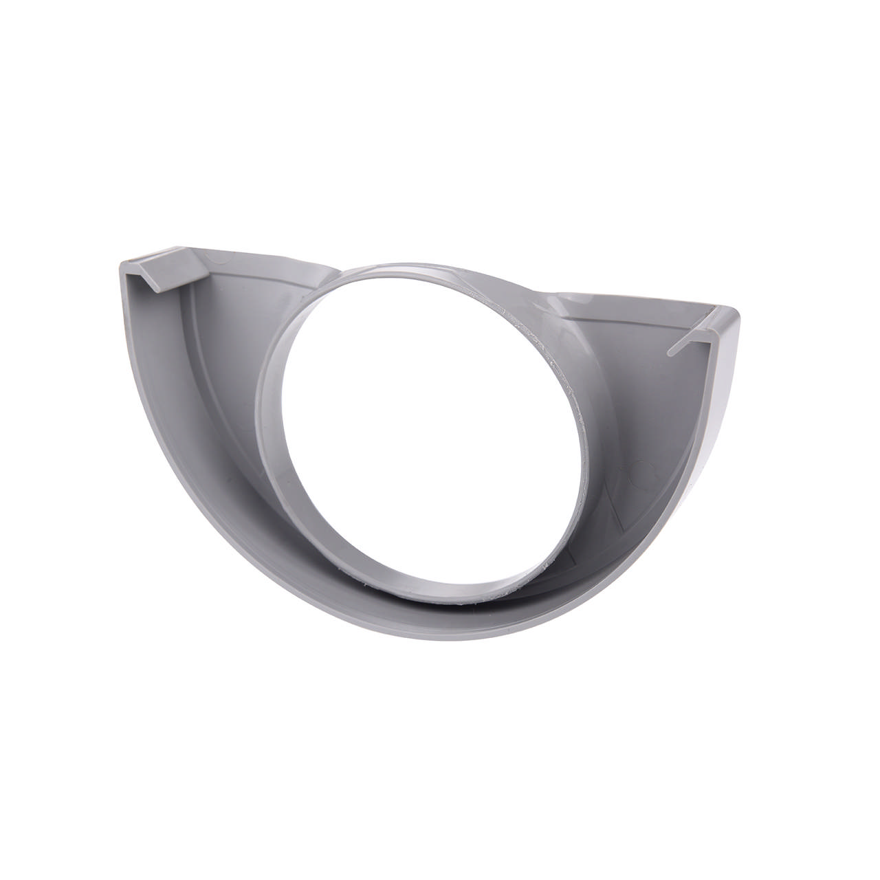 Endebund PVC med hul 10/75 grå