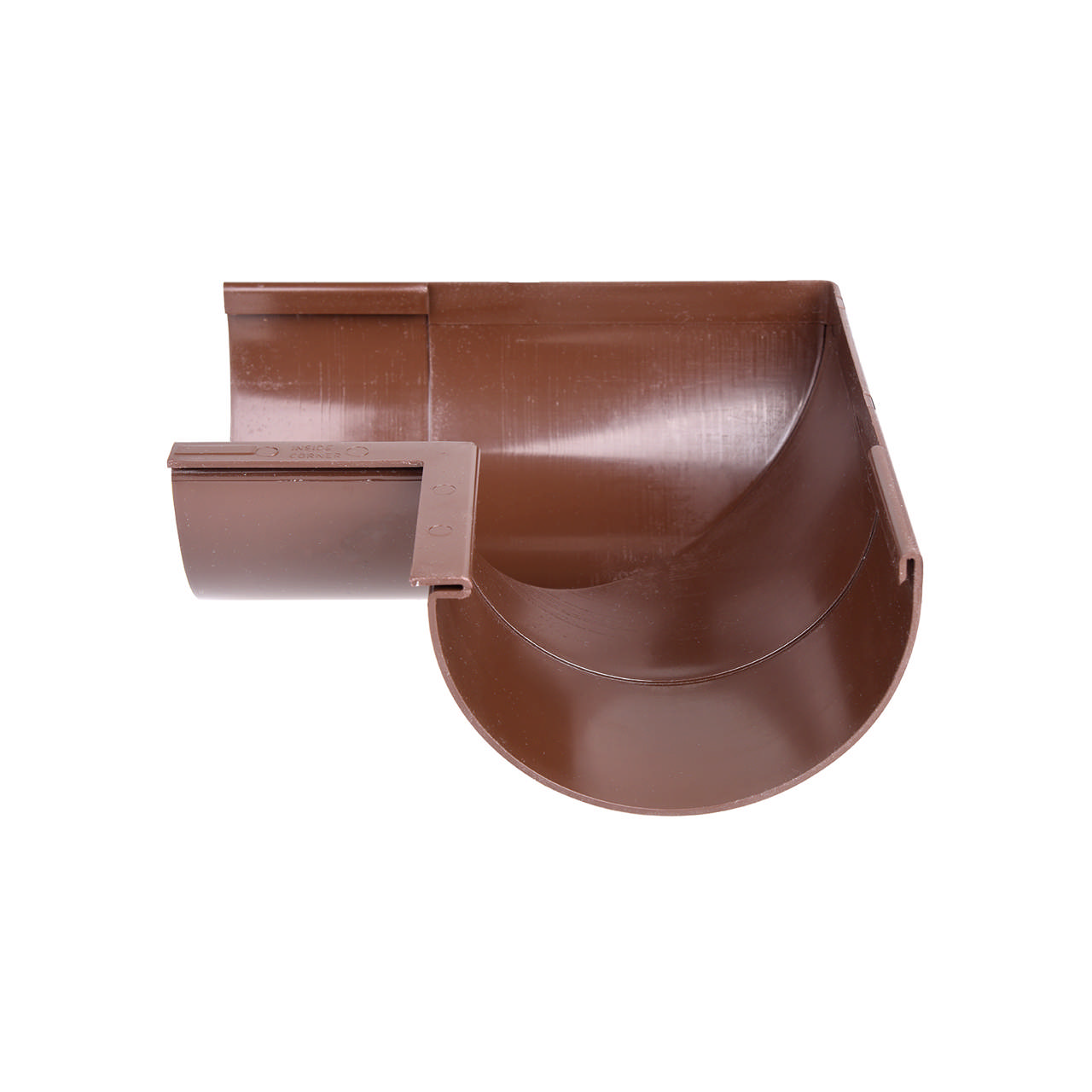 Gering PVC nr. 12 90° indv. brun