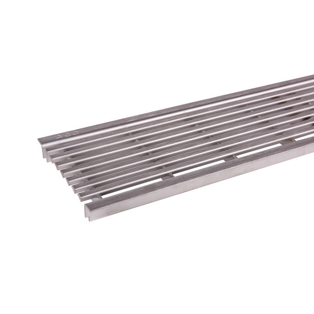 Gitterrist i rustfri stål 1,0m