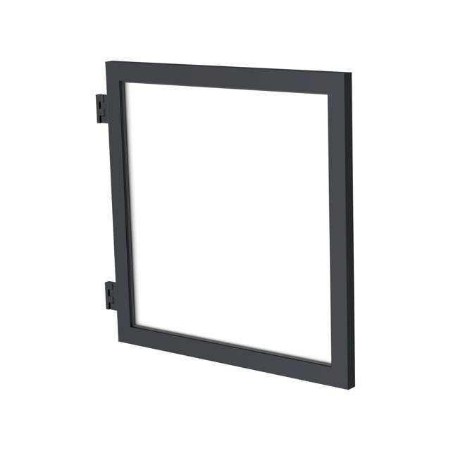 Port B878 x H905 lam.frostet glas antrasit