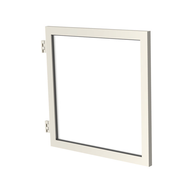 Port B878 x H905 lam.frostet glas hvid