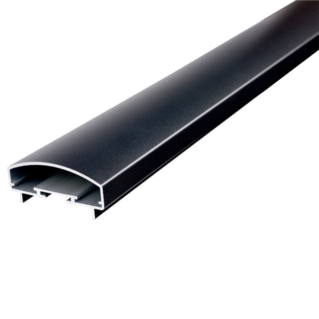 Glasrækv. håndløber 4 mtr. antracit