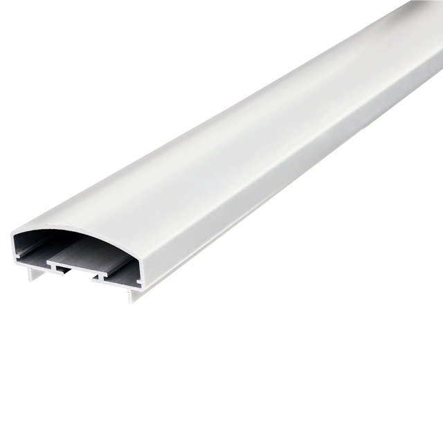 Glasrækv. håndløber 4 mtr. hvid