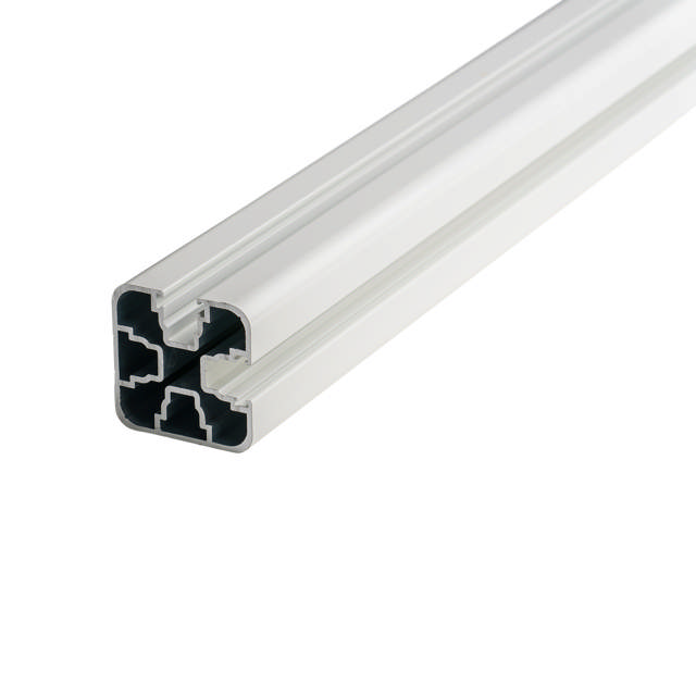 Glasrækv.topm. hjørnestolpe 90° hvid