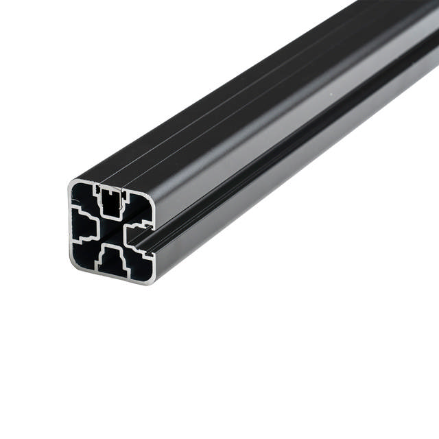 Glasrækv. topm. endestolpe antracit