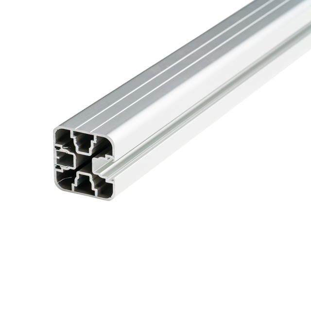 Glasrækv. topm. endestolpe hvid