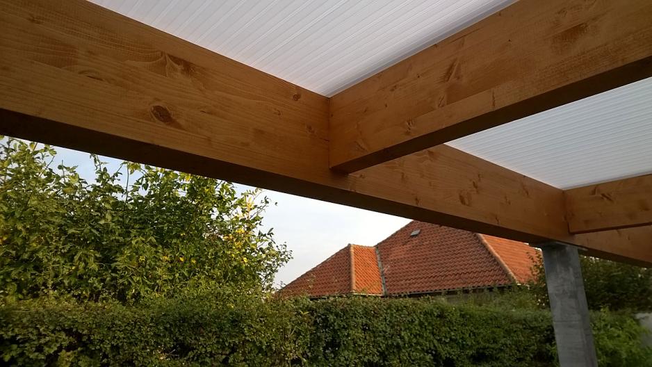 Fritstående carport i Valby
