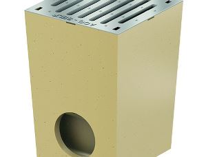 Vandhanebrønd med galv. spalterist (ingen kant)