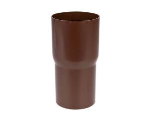Rørmuffe 110 mm brun