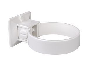 Plastrørholder 75 mm hvid (2 stk pr. pakke)